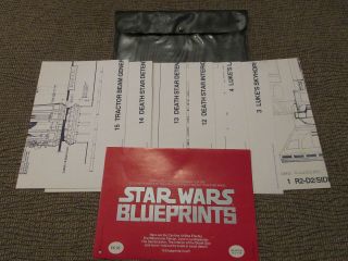 1977 Star Wars Only 7 Of 15 Blueprints Incomplete
