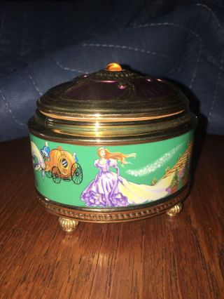 " Cinderella " House Of Faberge & Franklin Imperial Music Jewelry Box