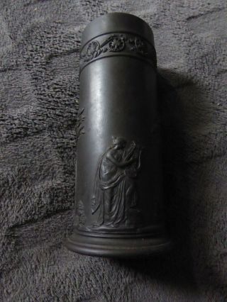 Vintage Wedgwood Basalt Vase 6.  25 Inches.
