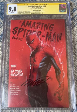 The Spider - Man 800 Dell Otto Cover,  Ss Humberto Ramos Cgc 9.  8