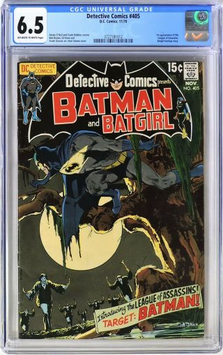 S436.  Detective Comics 405 Dc Cgc 6.  5 Fn,  (1970) 1st App Of League Of Assassins