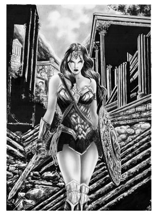 Wonder Woman Art By Wagner Reis Ed Benes Studio Dc Justice League