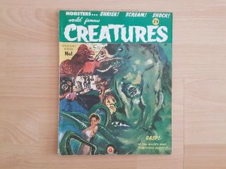 Famous Monsters/very Rare British Version Of World Famous Creatures 1