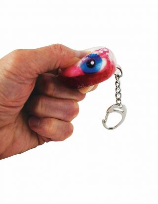 GURGLIN ' GUTZ EYEBALL Squishy Blood - Shot Eye Ball Keychain Gross Monster Toy 2