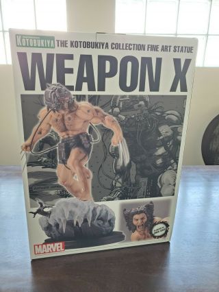 Kotobukiya Marvel Weapon X Wolverine Fine Art 1:6 Scale Statue