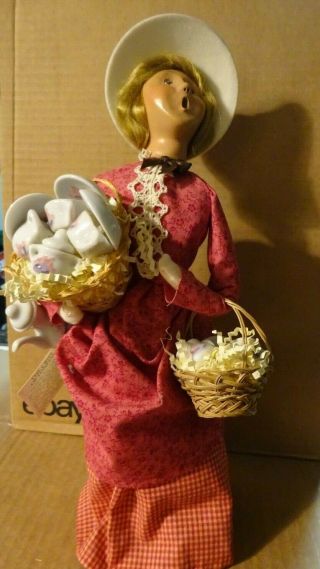 Byers Choice Carolers - Christmas Figure 2000 Cries Of London - Pottery - Signed