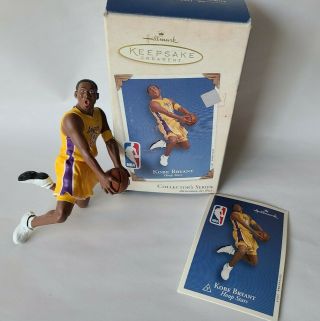 2003 Hallmark Keepsake Ornament Kobe Bryant Lakers 9 Hoop Stars Series