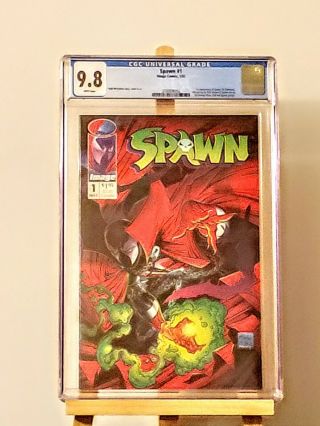 Spawn 1 Cgc 9.  8 Image Comics May 1992 White Pages 1st App Of Spawn/al Simmons