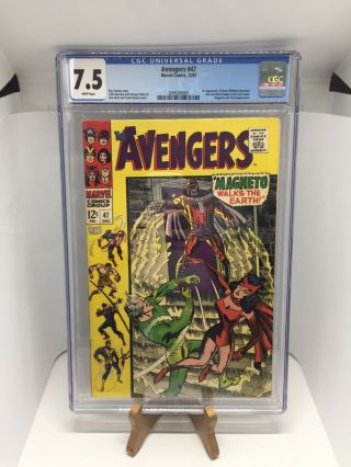 Avengers 47 Cgc 7.  5 First Appearance Of Dane Whitman The Black Knight