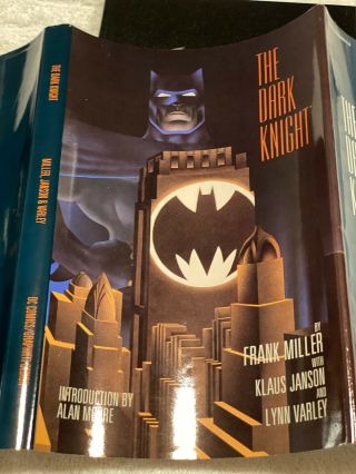 Rare Batman The Dark Knight 1986 Signed Frank Miller Hard Cover 560/4000