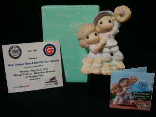 Precious Moments Extremely Rare 2003 Chicago Cubs Gift - 2 