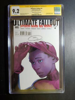 Ultimate Fallout 4 2nd Print Cgc 9.  2 Ss By: Shameik Moore 9/1/20 " Wp "