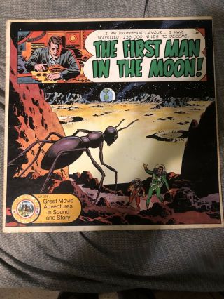 First Man In The Moon Record Lp Wally Wood Art High Camp Adventure 1960 