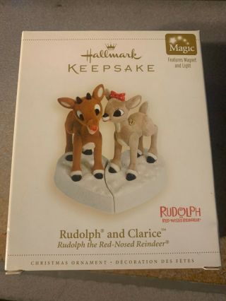 2006 Hallmark Keepsake Ornament Rudolph And Clarice The Red - Nosed Reindeer
