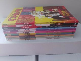Chew (image Comics) Volumes 1 - 11 Signed By John Layman Rob Guillory