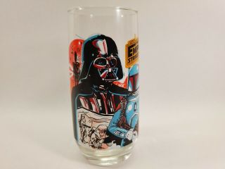 1980 Burger King Star Wars Empire Strikes Back Glass Darth Vader Boba Fett