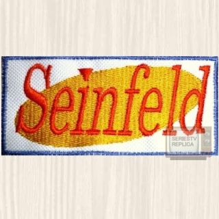 Seinfeld Tv Serie Logo Patch Jerry Kramer George Costanza Elaine Embroidered