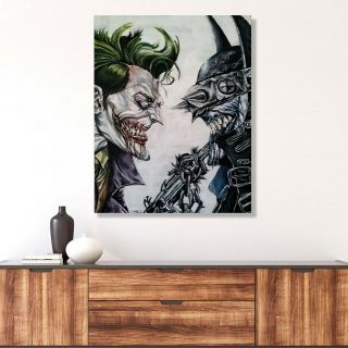 Batman Who Laughs Hand Painted Artwork Joker 20  X 27,  5  Dc Comics