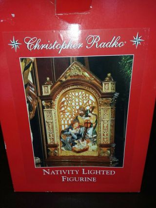 Christopher Radko Rare Bethlehem Rejoice Favorite Nativity Holy Family