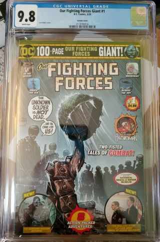 Our Fighting Forces 1 Nm Cgc 9.  8 Giant.  Htf Walmart