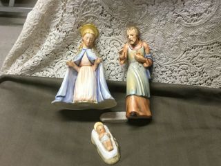 Tmk4 Hummel,  Goebel Nativity W/ Mary & Joseph,  Jesus 214 A B ?,  1951 Incised
