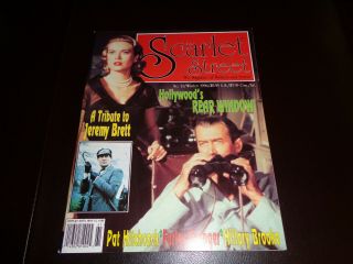 Scarlet Street 21 1996 Movie Mag Nm Ob Rear Window Jeremy Brett Al Adamson,