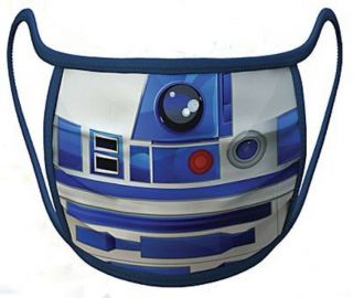 Disney Star Wars R2 - D2 Face Mask Size Large R2d2