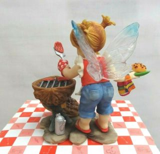 My Little Kitchen Fairies Father ' s Day Cookout Faerie 2008 Figurine 4013237 3