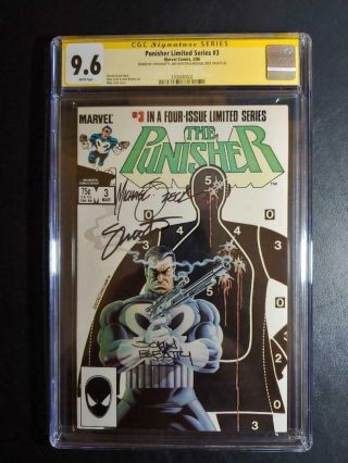 Punisher Limited Series 4 Cgc 9.  6 Ss 3x Sign Beatty / Shooter / Zeck