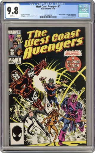 Avengers West Coast 1 Cgc 9.  8 1985 1620042038