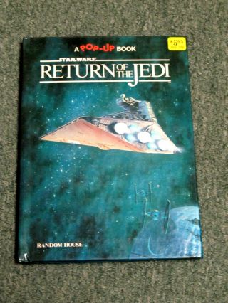 Star Wars Return Of The Jedi Pop - Up Book 1983 Hardcover Great Shape