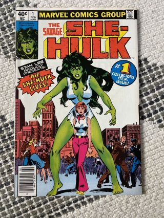 The Savage She - Hulk 1 - 1st Appearance/origin She - Hulk - Marvel Comics 1980