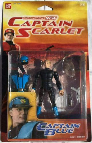 Captain Scarlet Action Figures - Captain Blue - Gerry Anderson