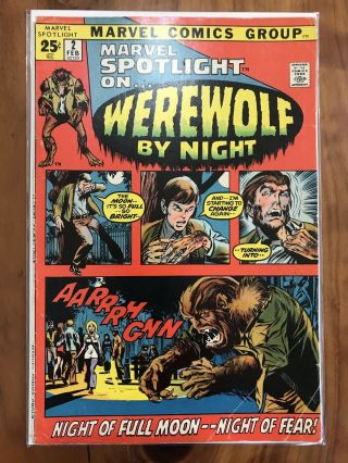 Marvel Spotlight 2 - First Appearance Of Werewolf By Night - 4.  0 Vg - J/d