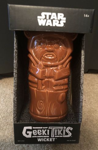 Star Wars Geeki Tikis Wicket Mug | Crafted Ceramic | Holds 14 Ounces