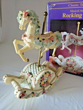 Classic Treasures Musical Animated Rocking Horse The Carousel Waltz 3