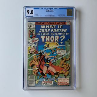 What If 10 - Cgc 9.  0 1st App Foster As Thor Thordis Major Key Appearance First