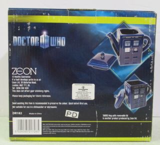MIB OPEN 2012 UNDERGROUND TOYS BBC DOCTOR WHO TARDIS TEAPOT CERAMIC 2