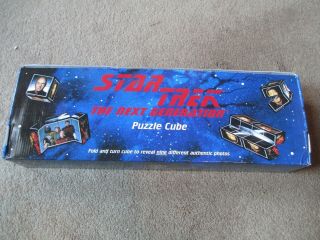 Star Trek Next Generation Box Of 12 Puzzle Cubes Box Opened For Photo Nos