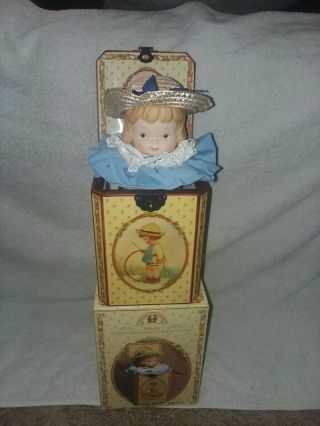 Enesco " Hilary " Musical Jack In The Box Limited Edition 1989
