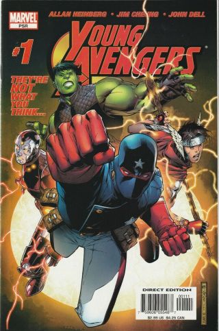 Young Avengers 1 / 1st Heinberg / 1st Kate Bishop,  Patriot,  Hulkling Etc / 2005