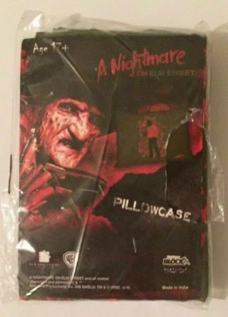 Nightmare On Elm Street A Freddy Pillow Case Horror Block Exclusive