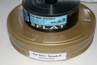 Star Wars Episode Ii Attack Of The Clones 35mm Film Trailer Flat Can