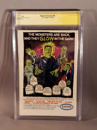 House of Secrets 82 CGC SS 7.  5 VF - OW to W Pgs SIGNED NEAL ADAMS Cover Oct 1969 2