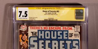 House of Secrets 82 CGC SS 7.  5 VF - OW to W Pgs SIGNED NEAL ADAMS Cover Oct 1969 3