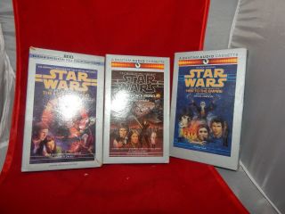 3 Star Wars Audio Books Cassettes Vintage