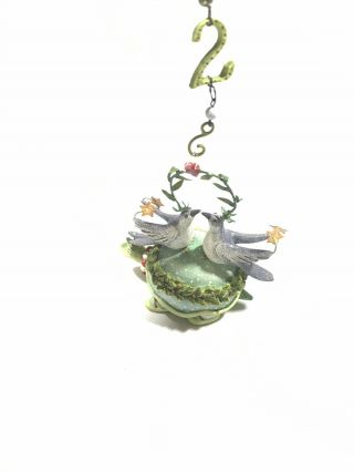 Department 56 Patience Brewster Two Turtle Doves Ornament 12 Days Of Christmas