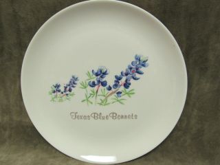 Vintage Royal Eagle Fine China Usa Texas Blue Bonnets Flower Design Plate