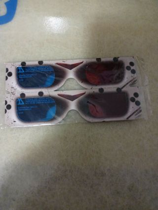 Friday the 13th Part 3.  3d Glasses never opened glasses only no dvd 2