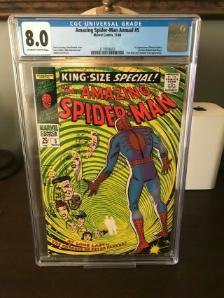 Spider - Man Annual 5 Marvel Comics 1968 1st App Peter Parkers Parents